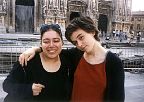 Lily and Ann in Milan