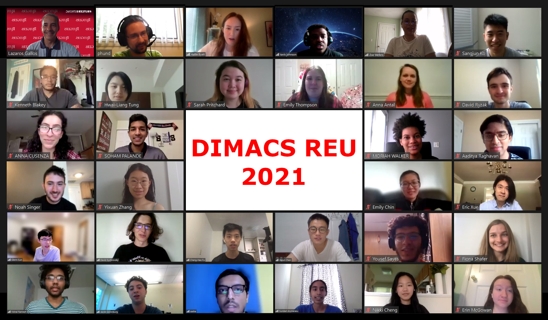 REU 2021 Group Photo