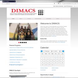 The DIMACS website gets a new look