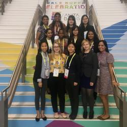 Douglass-SAS-DIMACS Computer Science Living-Learning Community students participate in the 2017 Grace Hopper Celebration