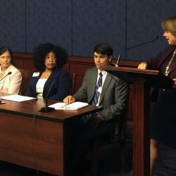 Wright Discusses Diversity at Congressional Caucus